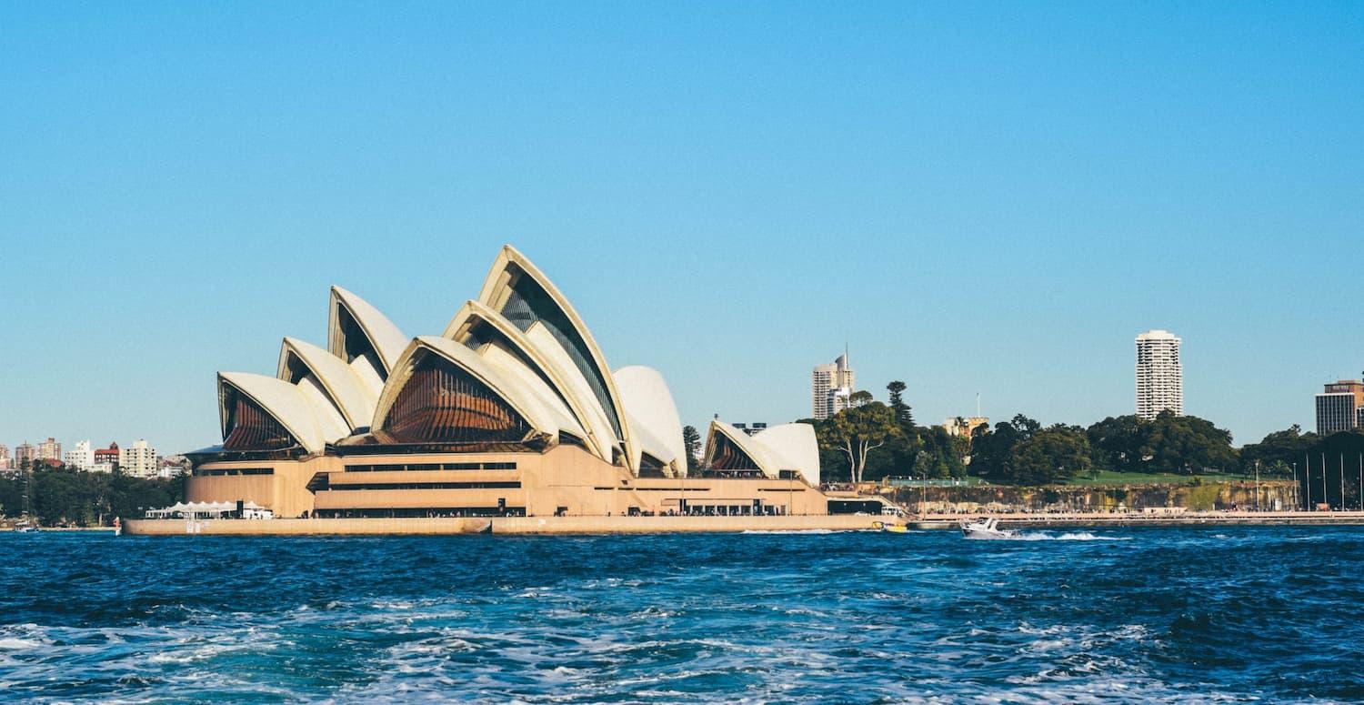 Sydney Opera House seen from the water